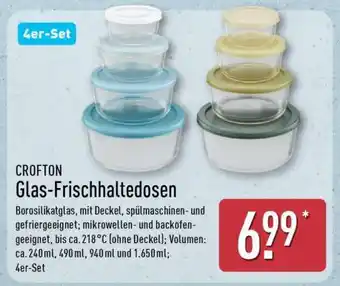 Aldi Nord CROFTON Glas-Frischhaltedosen Angebot