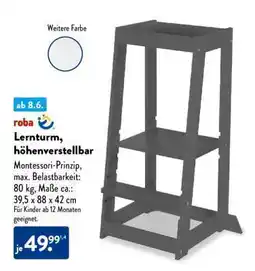 Aldi Nord roba Lernturm, höhenverstellbar Angebot