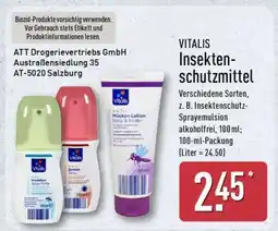 Aldi Nord VITALIS Insektenschutzmittel Angebot