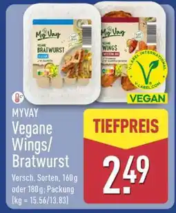 Aldi Nord MYVAY Vegane Wings/Bratwurst Angebot