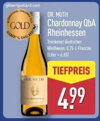 Aldi Nord DR. MUTH Chardonnay QbA Rheinhessen Angebot