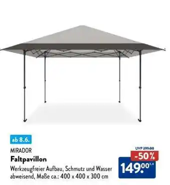 Aldi Nord Faltpavillon Angebot