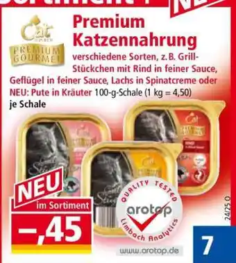 Norma Premium Katzennahrung Angebot