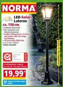Norma LED-Solar- Laterne Angebot