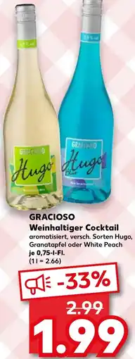 Kaufland GRACIOSO Weinhaltiger Cocktail Angebot