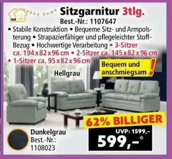 Norma Sitzgarnitur 3tlg Angebot