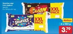 Netto Marken-Discount Smarties oder Lion Joghurt Angebot