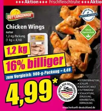 Norma Chicken Wings Angebot