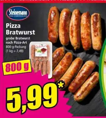 Norma Pizza- Bratwurst Angebot