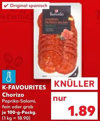 Kaufland K-FAVOURITES Chorizo Angebot