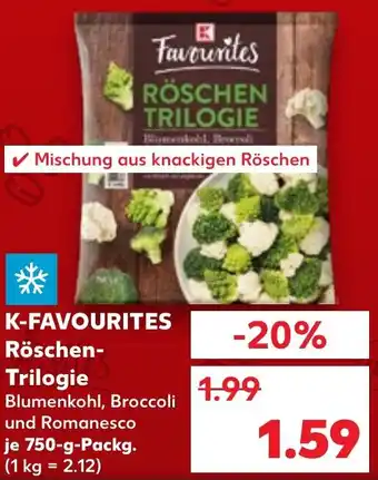 Kaufland K-FAVOURITES Röschen Trilogie Angebot