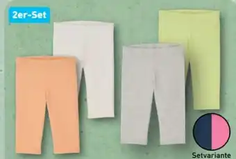 Aldi Nord Lily & Dan Kleinkinder Capri-Leggings Angebot