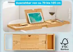 Aldi Nord Home Creation Bambus-Badewannenablage Angebot