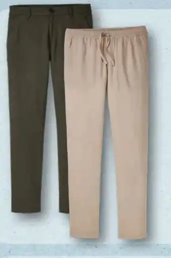 Aldi Nord Up2Fashion Herren Baumwoll Leinen-Hose Angebot