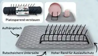 Aldi Nord Home Creation Geschirr Abtropfmatte Angebot