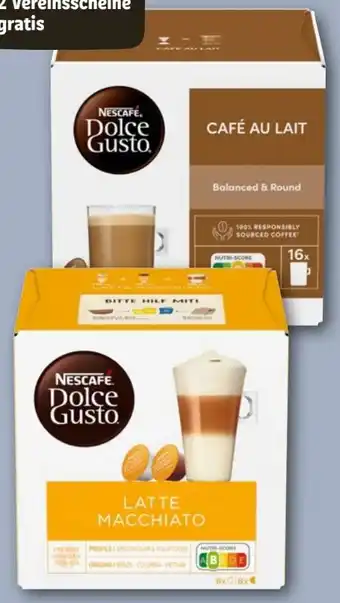 REWE Nescafé Dolce Gusto Kaffeekapseln Café au Lait Angebot
