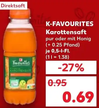Kaufland K-FAVOURITES Karottensaft Angebot