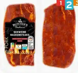REWE Butcher’s Barbecue Schweine Nackensteaks Angebot