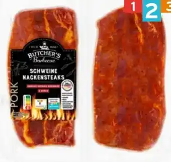 REWE Butcher’s Barbecue Schweine Nackensteaks Angebot