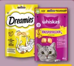 REWE Whiskas Katzensnack Knuspertaschen Angebot