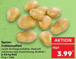 Kaufland Speisefrühkartoffeln Angebot