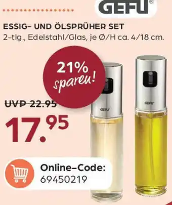 Möbel Buss GEFU Essig- und ölsprüher set Angebot