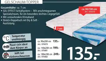 Zurbrüggen Gelschaum-topper Angebot