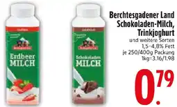 Edeka Berchtesgadener Land Schokoladen-Milch, Trinkjoghurt Angebot