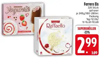 Edeka Ferrero Eis Angebot