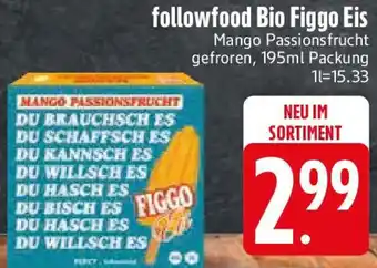 Edeka followfood Bio Figgo Eis Angebot