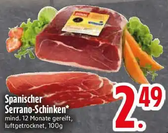 Edeka Spanischer Serrano-Schinken Angebot