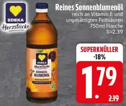 Edeka EDEKA Herzstücke Reines Sonnenblumenöl Angebot