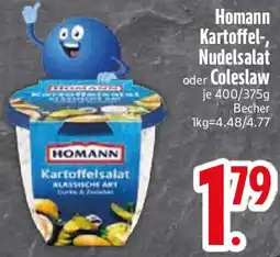 Edeka Homann Kartoffel-, Nudelsalat oder Coleslaw Angebot