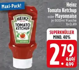 Edeka Heinz Tomato Ketchup oder Mayonnaise Angebot