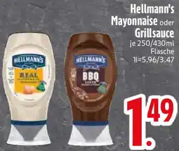Edeka Hellmann's Mayonnaise oder Grillsauce Angebot