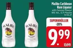 Edeka Malibu Caribbean Rum Liqueur Angebot
