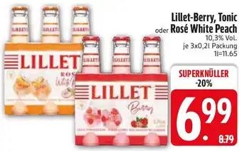 Edeka Lillet-Berry, Tonic oder Rosé White Peach Angebot