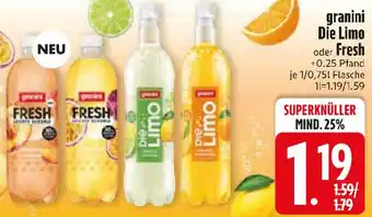 Edeka granini Die Limo oder Fresh Angebot