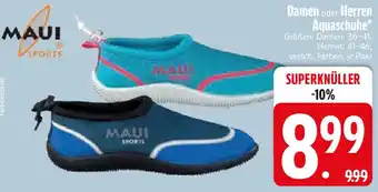 Edeka MAUI SPORTS Damen oder Herren Aquaschuhe Angebot