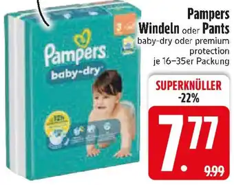 Edeka Pampers Windeln oder Pants Angebot