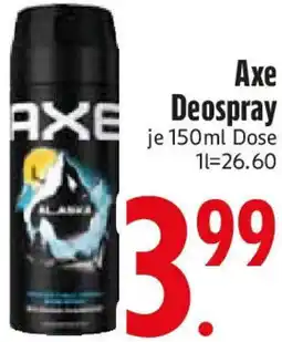 Edeka AXE Deospray Angebot