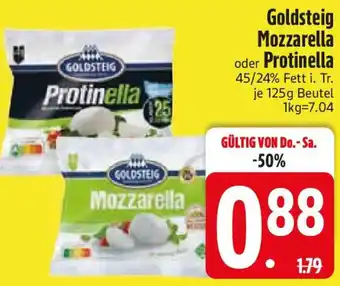 Edeka Goldsteig Mozzarella oder Protinella Angebot