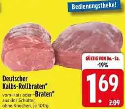 Edeka Deutscher Kalbs-Rollbraten oder Braten Angebot