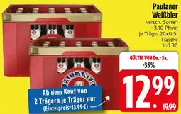 Edeka Paulaner Weißbier Angebot
