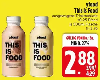 Edeka yfood This is Food Angebot