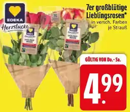 Edeka EDEKA Herzstucke 7er groẞblütige Lieblingsrosen Angebot
