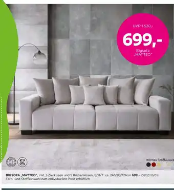 Mömax Bigsofa „matteo“ Angebot