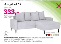 Mömax Wohnlandschaft boston Angebot