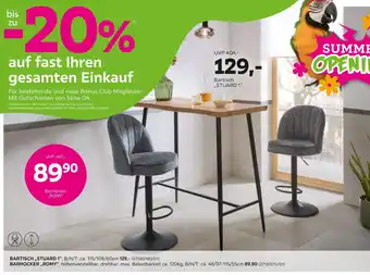 Mömax Bartisch „stuard 1“ oder barhocker „romy“ Angebot