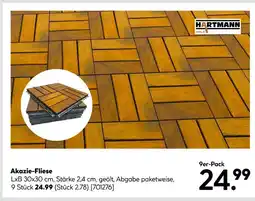 Hellweg Hartmann holz akazie-fliese Angebot